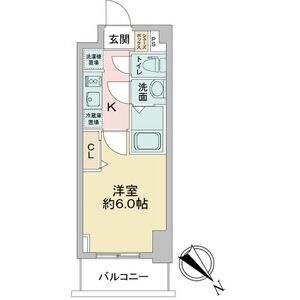 アステリ鶴舞テーセラの間取り