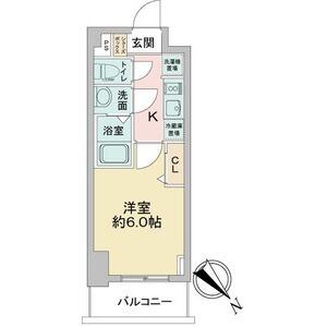 アステリ鶴舞テーセラの間取り