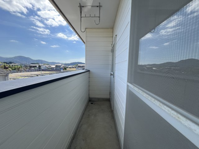 金川マンションのバルコニー