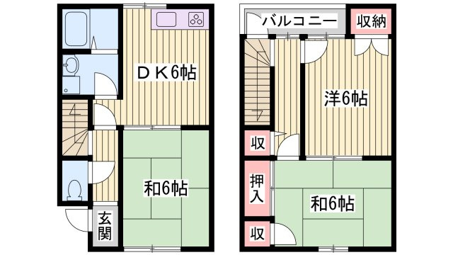 金川マンションの間取り