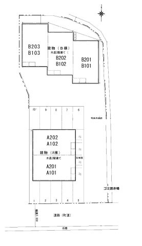 アレイ１１の区画図