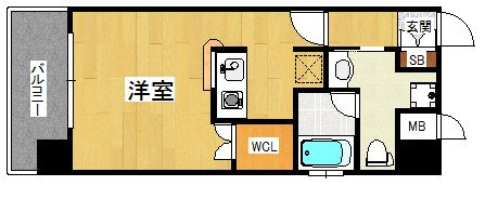 【間取り】 | アソシアグロッツォ博多　★プライスホームなら仲介手数料0円です★