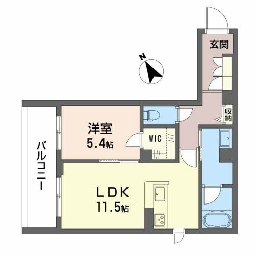 シャーメゾンアズナブルの間取り