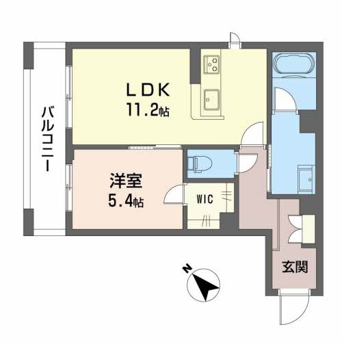 シャーメゾンアズナブルの間取り