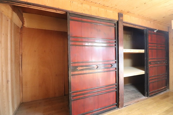 西町広又貸家の収納|現況優先