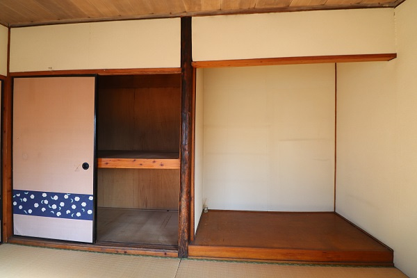 西町広又貸家の収納|現況優先