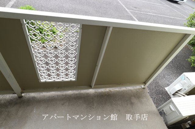 セジュール石田Ⅱのバルコニー