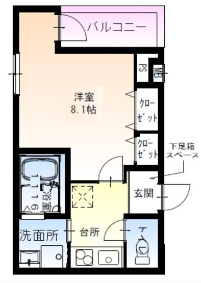 【間取り】 | フジパレス豊里中央公園Ⅱ番館 仲介手数料無料