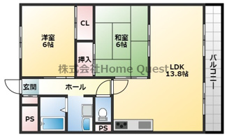 【間取り】 | シロハイヌ小阪