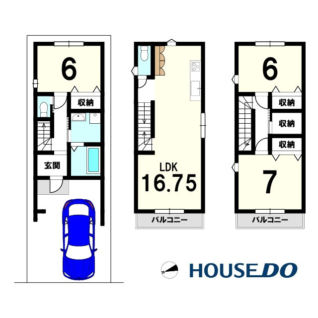 売土地　大東市北条1丁目（建築条件無し更地）の参考プラン|建築条件なし！好きなハウスメーカにて建築して頂けます♪