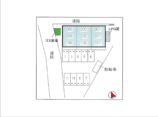 リベール北小金の区画図