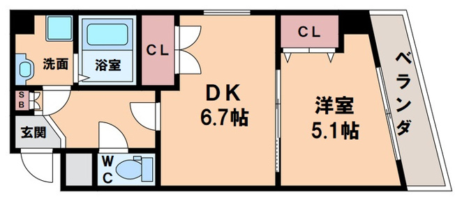 【間取り】 | クリア天王寺東