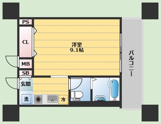 【間取り】 | ソレーユ青山