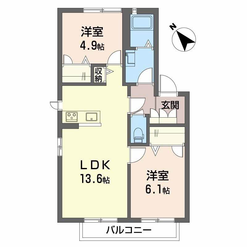 二色の浜グリーンヴィレッジの間取り