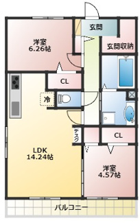 【間取り】 | シャルムソフィア