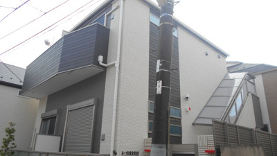 【外観】 |  ルーブル鷺宮ＷＥＳＴ | 木造2階建ての落ち着いた雰囲気。