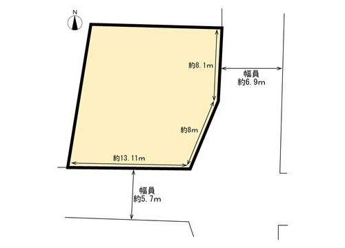 福山市新市町宮内　土地の土地図