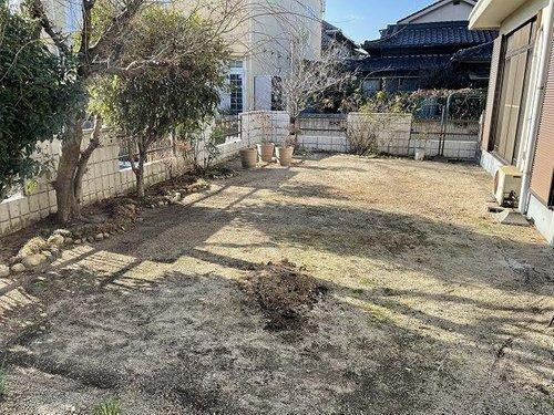 福山市西新涯町一丁目　戸建の庭|家庭菜園も楽しめます