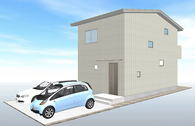 【外観パース】 | 南国市大そね甲