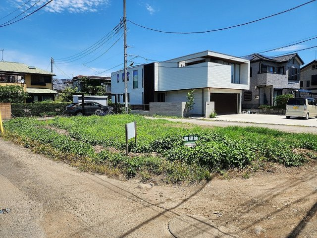 高崎市上中居町売土地の外観
