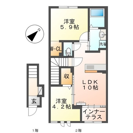 ストレリチアの間取り