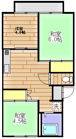 【間取り】 | マガタコーポ草葉Ⅲ 