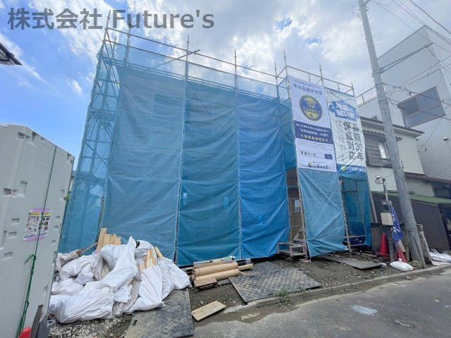三郷市戸ヶ崎2丁目　新築戸建　全1棟の外観|現地の写真になります。