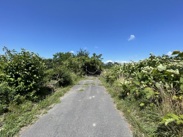 八戸市大字根城字大久保の前面道路含む現地写真