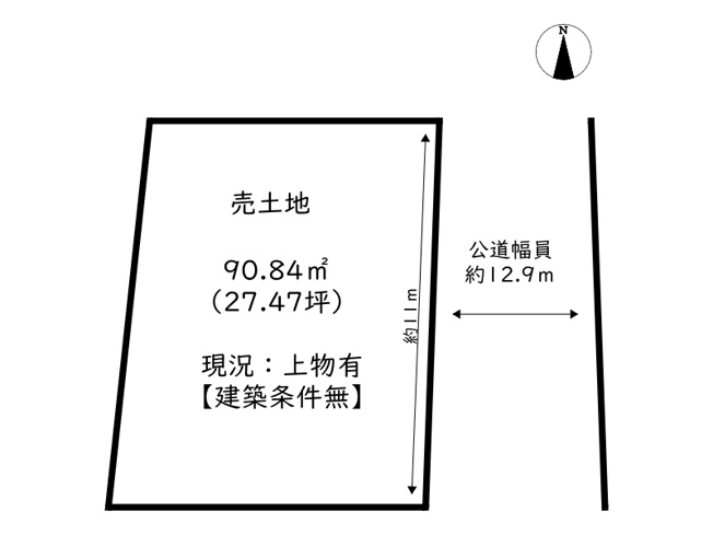 【土地図】 | 姫路市勝原区山戸／売土地