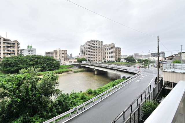 日商岩井リバーサイドマンションB棟の展望