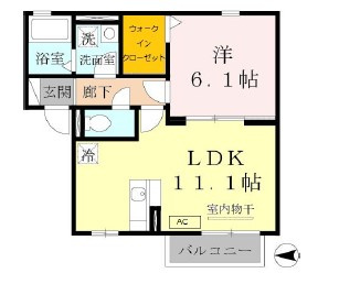 リバーラックA棟の間取り