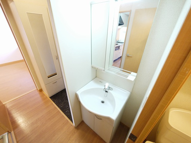 レオパレス城ノ内Ⅱの洗面所|洗面所です