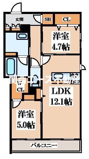 【間取り】 | ShaMaisonリバーヒルズ