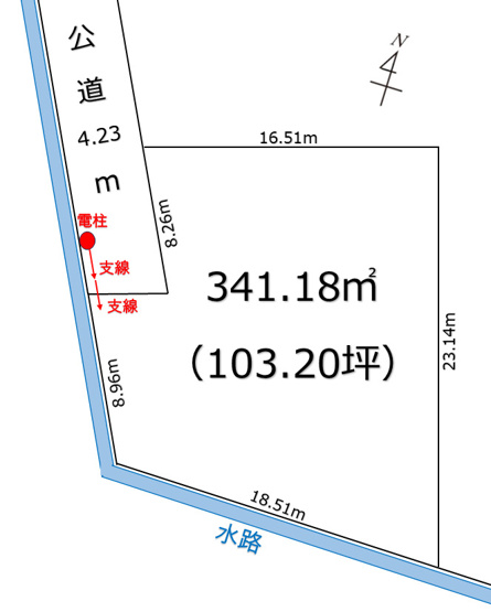 【土地図】 | 熊谷市石原 1200万 土地