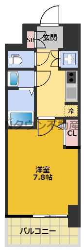 【間取り】 | S-RESIDENCE志賀本通 | 間取りです