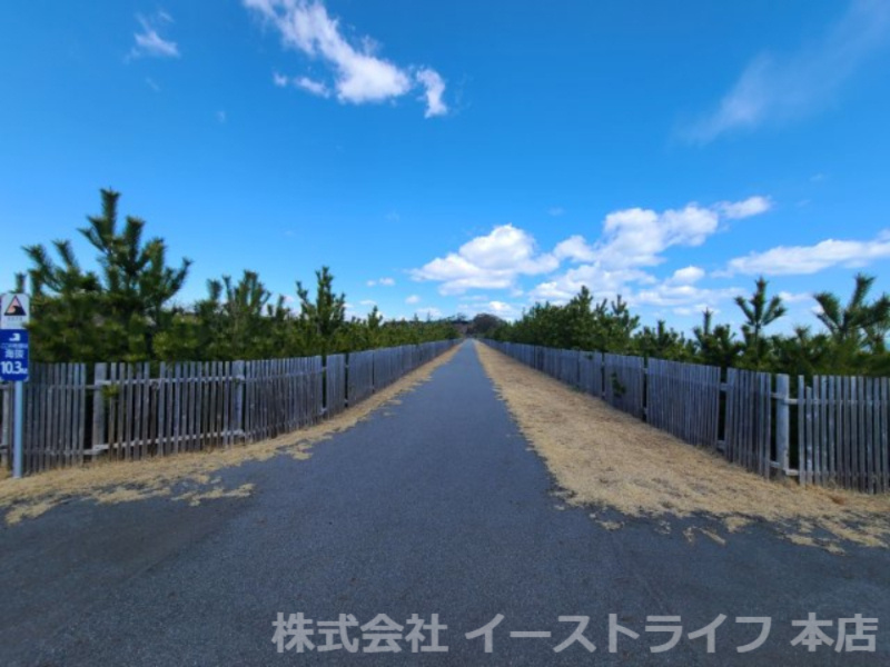 【新築戸建】【特典付き】薄磯1丁目第1※子育て支援対象※の周辺|うすいそ公園には舗装された遊歩道があるので、ジョギングや散歩コースとしても利用でき、健康的な生活が送れます！