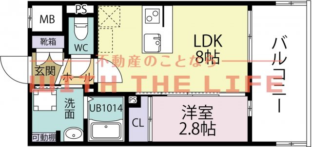 RESIDENCE（レジデンス）花畑【10,000円キャッシュバック対象物件】の間取り
