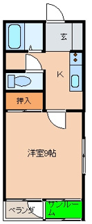 【間取り】 | コスモシャトー原Ⅱ