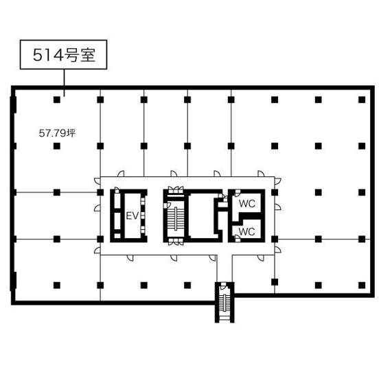 【間取り】 | 名興ビル【　名古屋の貸事務所・貸オフィス　】