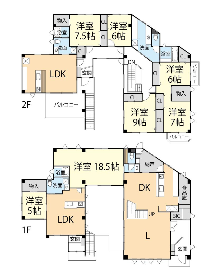富士市天間中古住宅の間取り