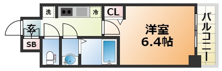 プレサンス神戸キュリオの間取り