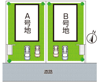 神戸市灘区上野通　未入居の区画図|全２区画