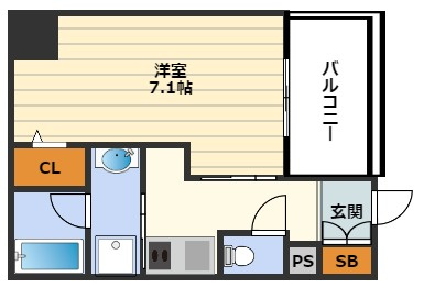W-STYLE大阪天満宮の間取り