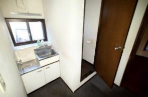 代官山駅前商業ビルのキッチン