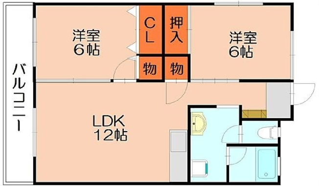 【間取り】 | 三角コーポ