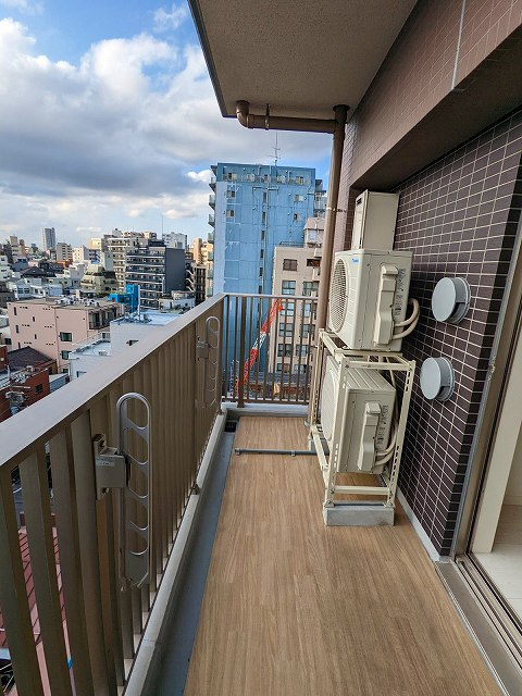 エスタート三ノ輪のバルコニー|日当り良好です