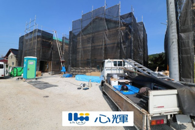 【前面道路含む現地写真】 | クレイドルガーデン山口市宮野下第８（２号棟） | 現地（2024年7月23日撮影）