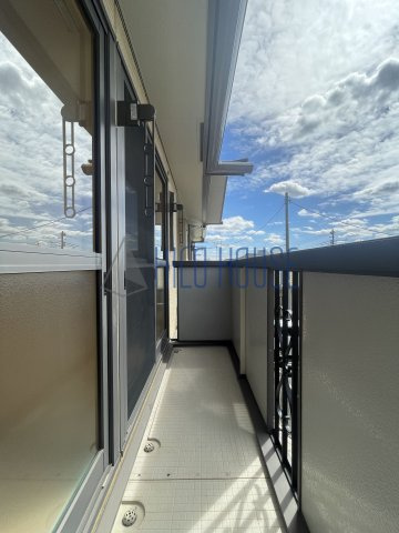 ディアコートⅡのバルコニー