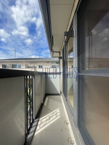 ディアコートⅡのバルコニー