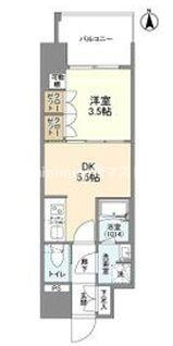ソルレヴェンテ北堀江Qの間取り